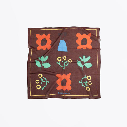 BC Garden Scarf - Dark Brown