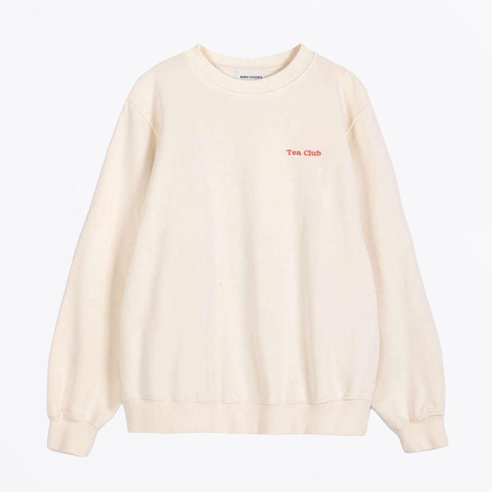 Bobo Monster Mug Fitted Sweatshirt - Off White