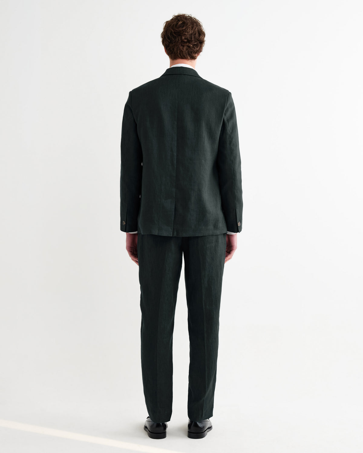 Fintry Blazer Linen - Dark Green
