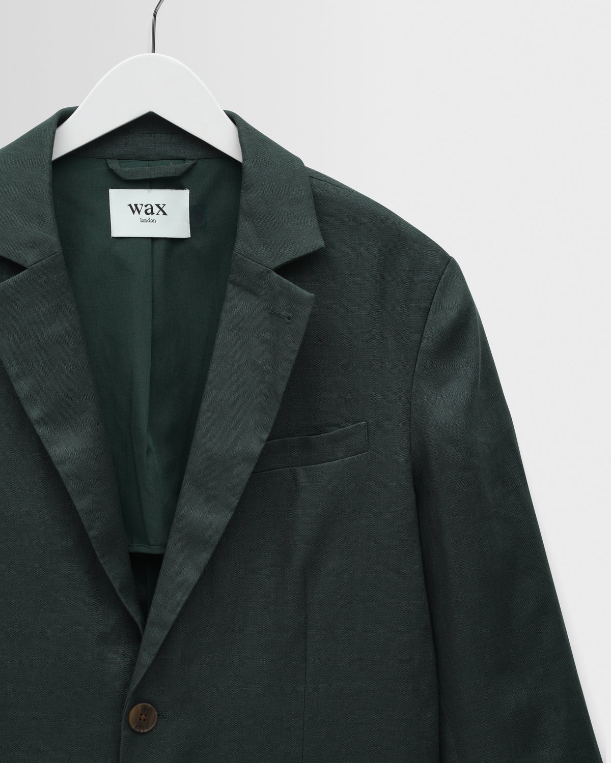 Fintry Blazer Linen - Dark Green