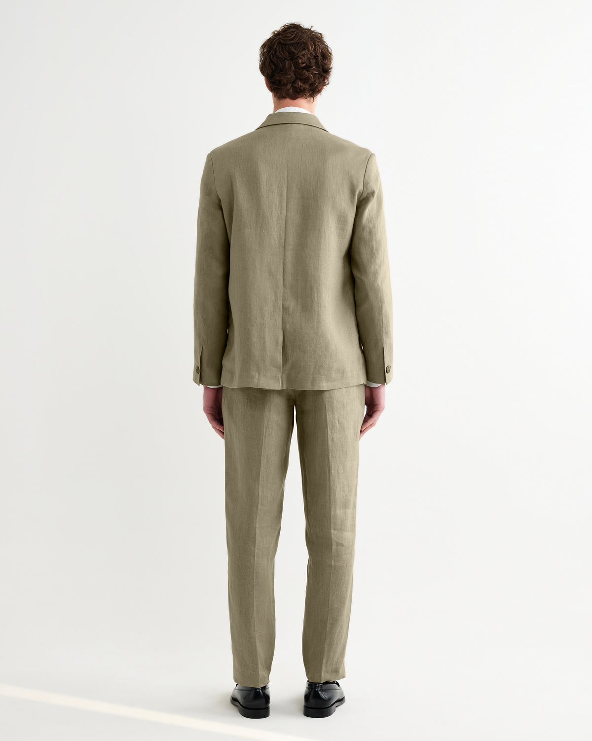 Fintry Linen Blazer - Khaki