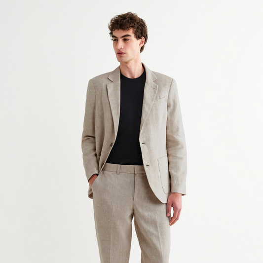 Fintry Linen Blazer - Natural