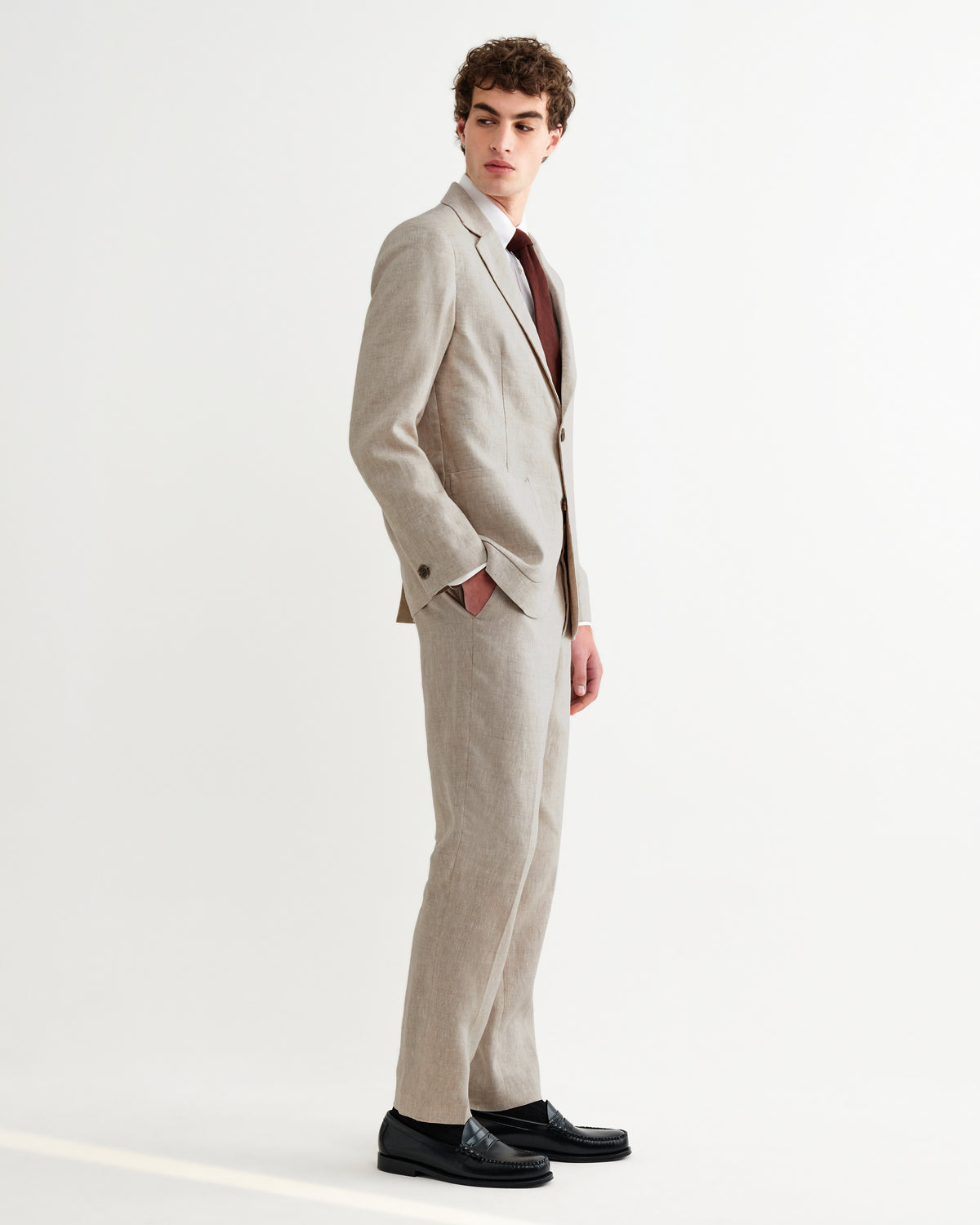 Fintry Linen Blazer - Natural