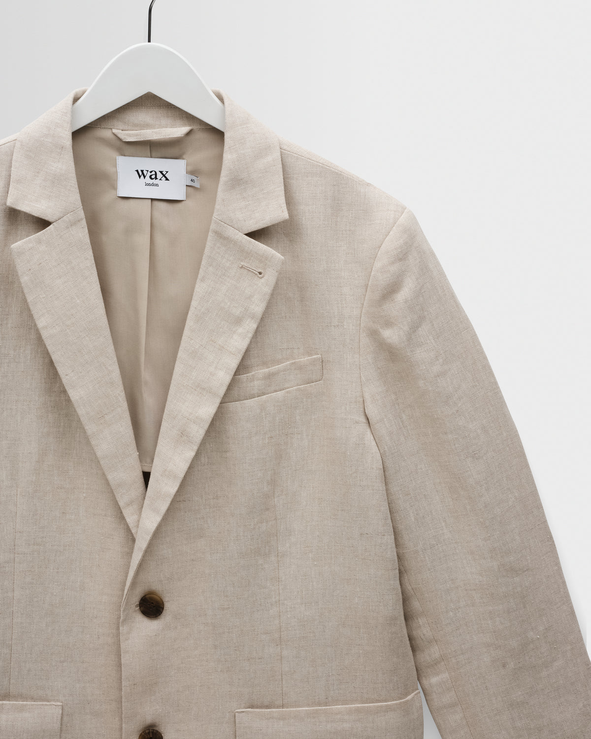 Fintry Linen Blazer - Natural