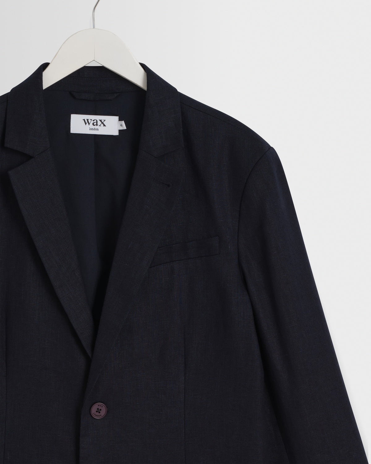Fintry Linen Blazer - Midnight