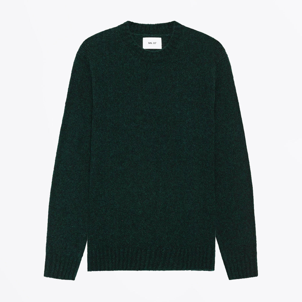 NN07 Lee Lightweight Merino Wool Sweater - Bottle Green