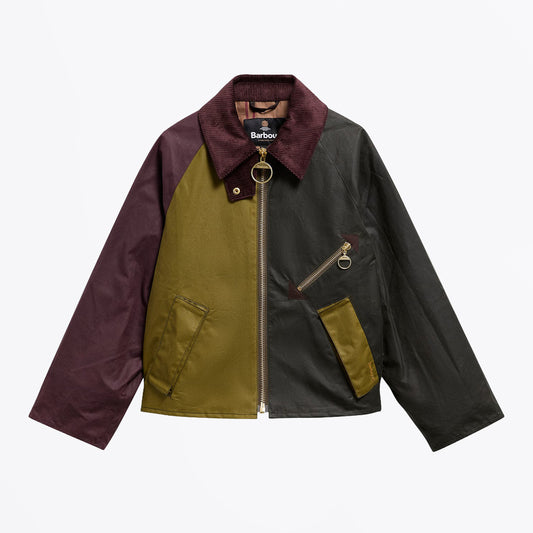 Arlene Wax Jacket - Golden Olive/Fern/Bordeaux/Muted