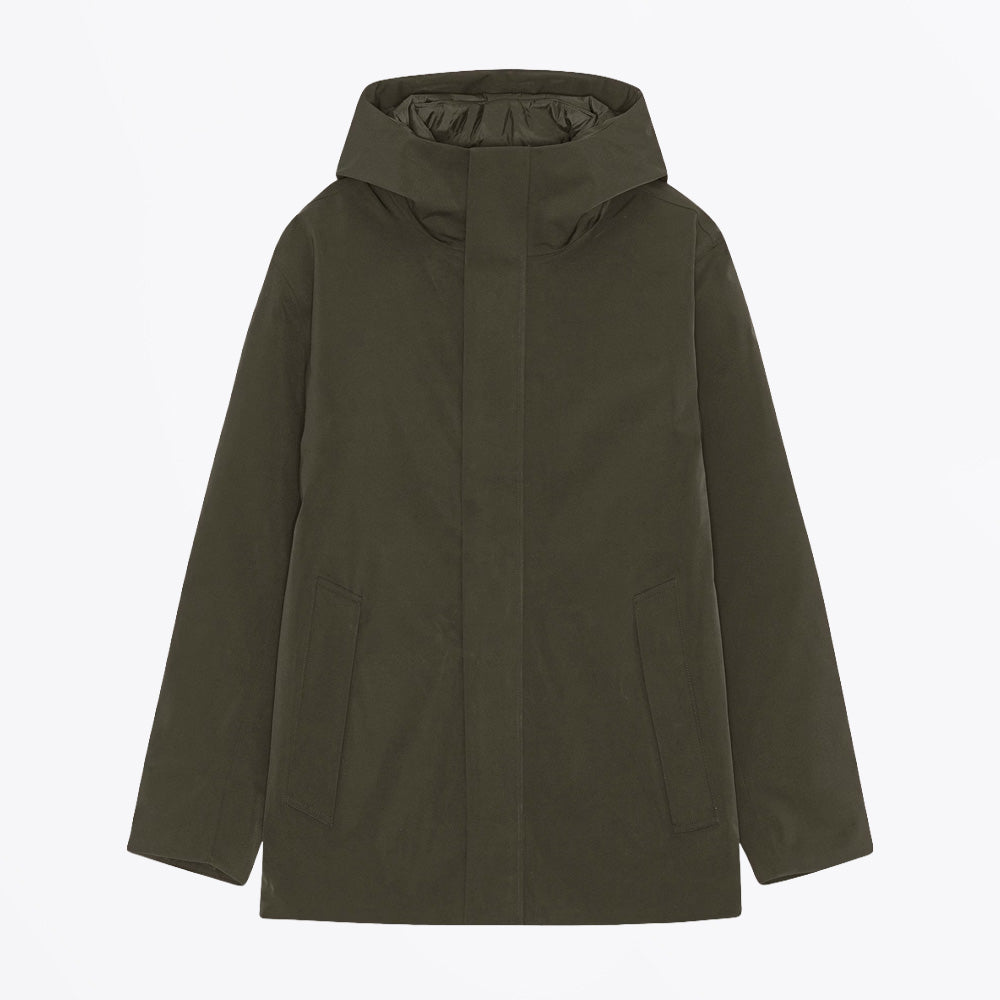 NN07 Blake Technical PrimaLoft® Hooded Jacket - Dark Army