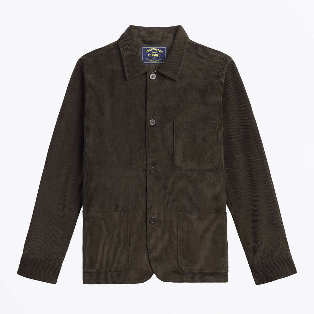 Portuguese Labura Corduroy Jacket - Olive