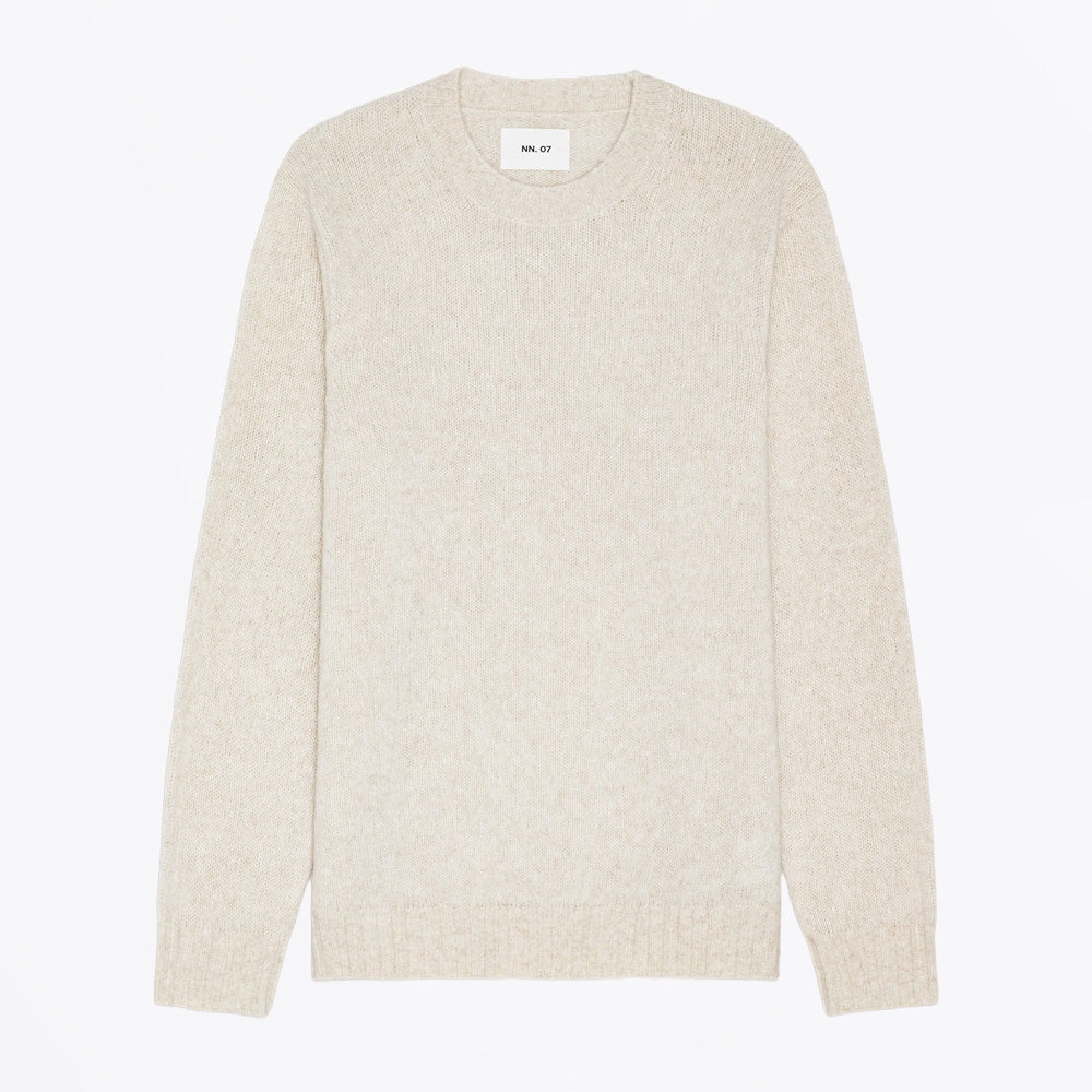NN07 Lee Lightweight Merino Wool Sweater - Ivory