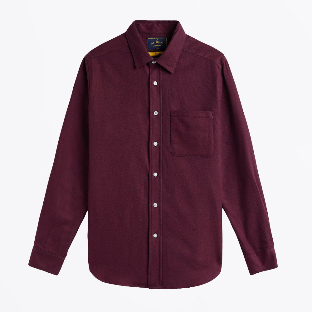 Portuguese Teca Shirt - Bordeaux