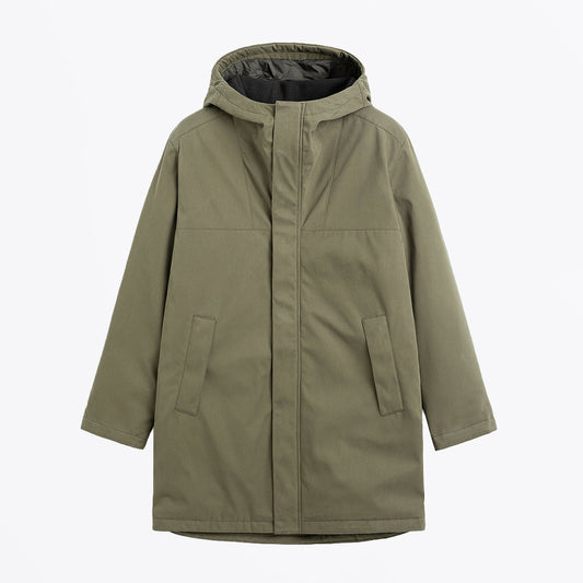 Bryson Cotton Coat - Deep Fern