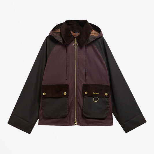 Carville Wax Jacket - Rustic/Bordeaux/Muted