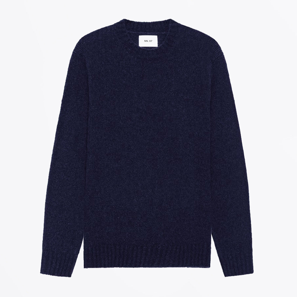 NN07 Lee Lightweight Merino Wool Sweater - Navy Blue