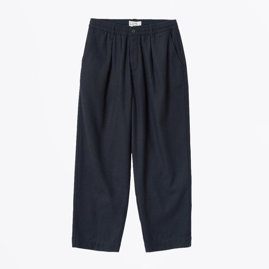 Dublin Wool Mix Oxford Pant - Dark Navy