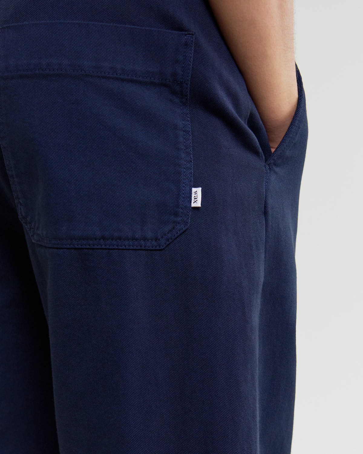 Wax Hyde Trouser Organic Cotton Twill - Navy