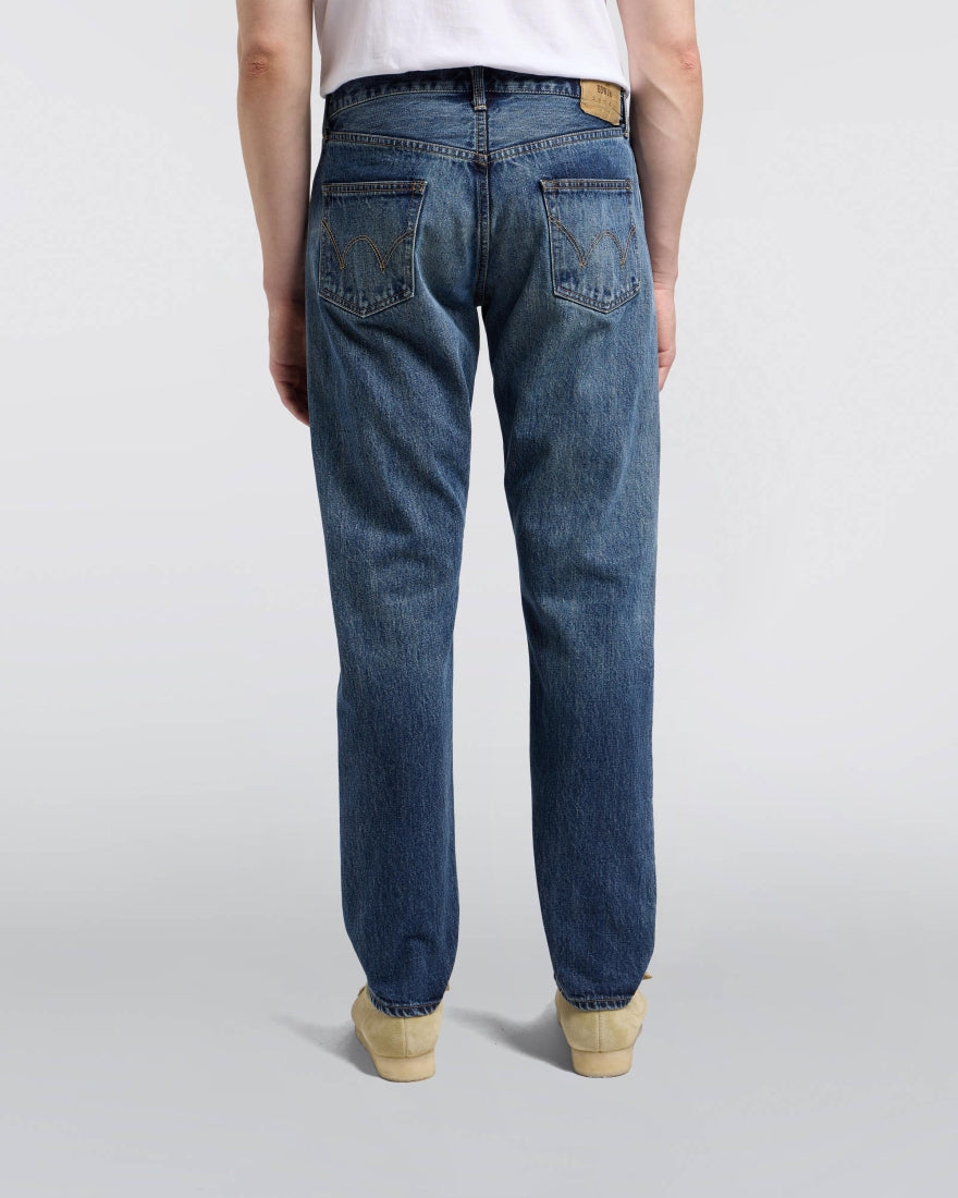 Regular Tapered Jeans - Blue - Dark Used