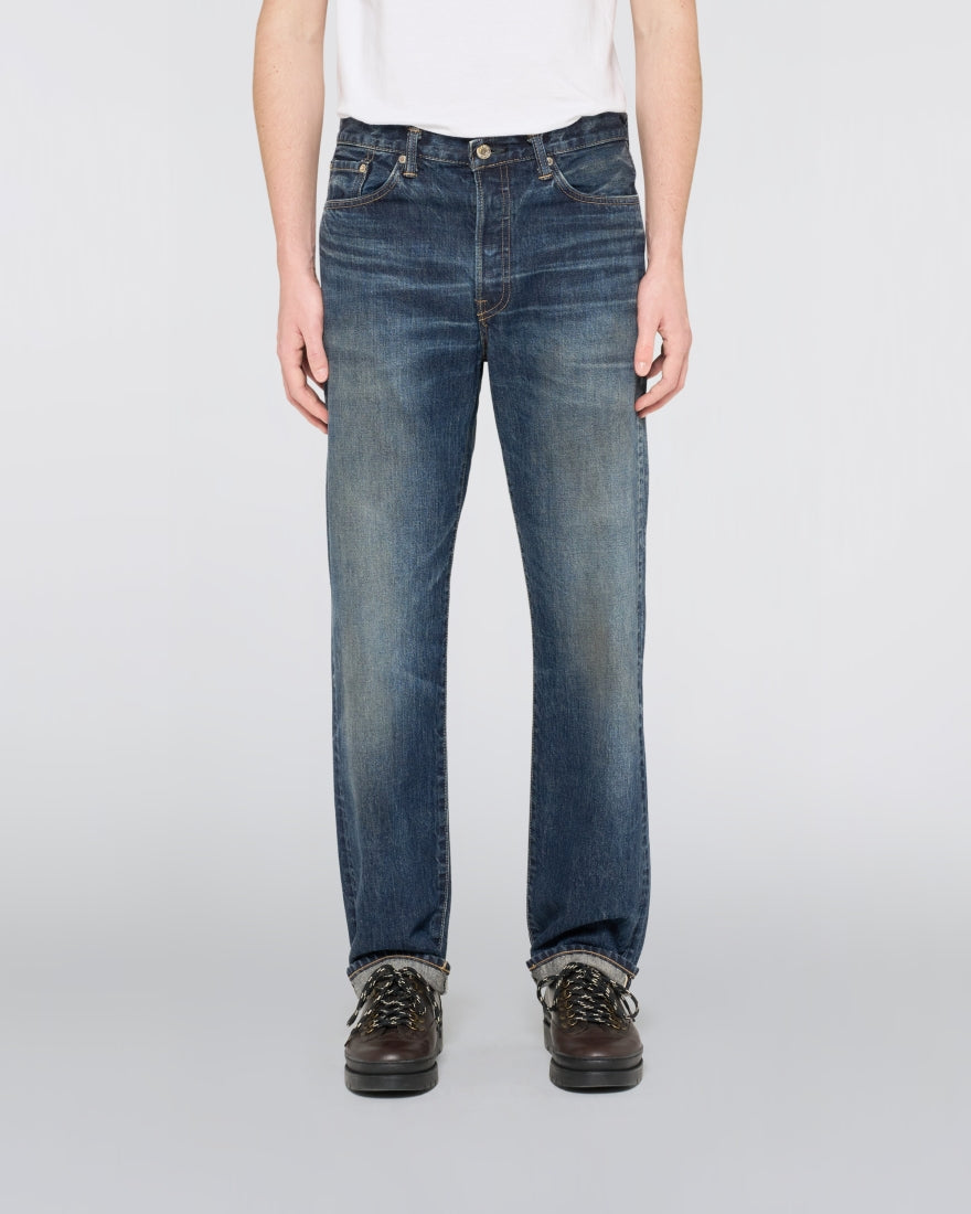 Regular Straight 13.5oz Jeans - Blue - Dark Used