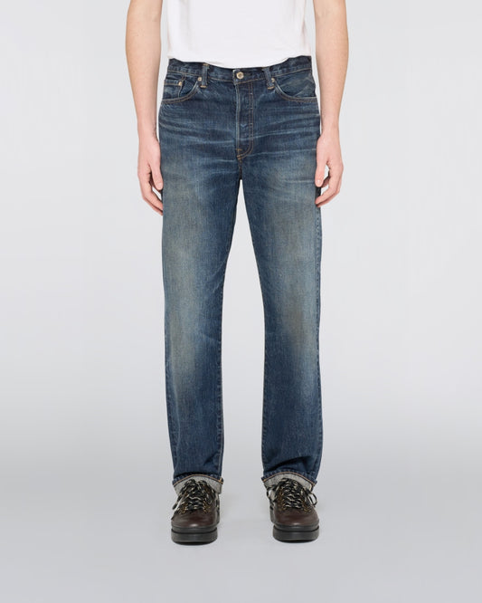 Regular Straight 13.5oz Jeans - Blue - Dark Used