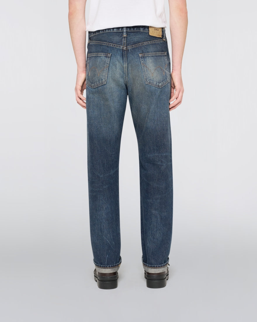 Edwin Regular Straight 13.5oz Jeans - Blue - Dark Used