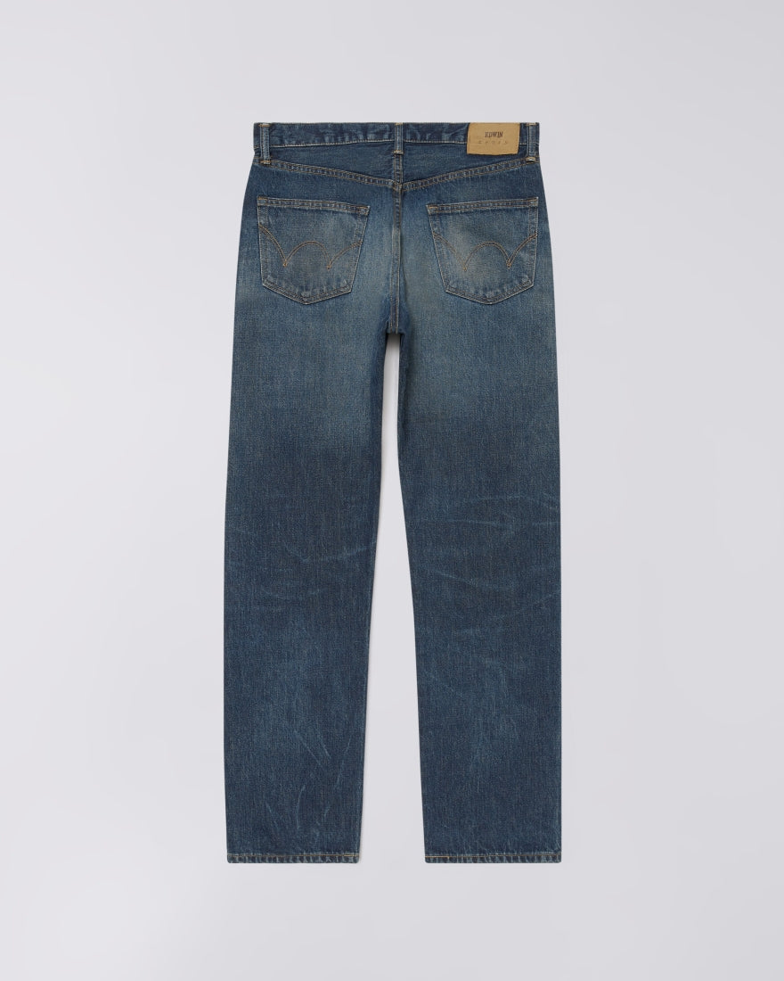 Edwin Regular Straight 13.5oz Jeans - Blue - Dark Used
