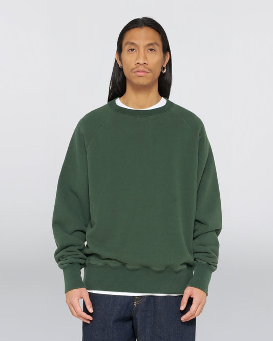 Raglan-Sleeve Crew - Green