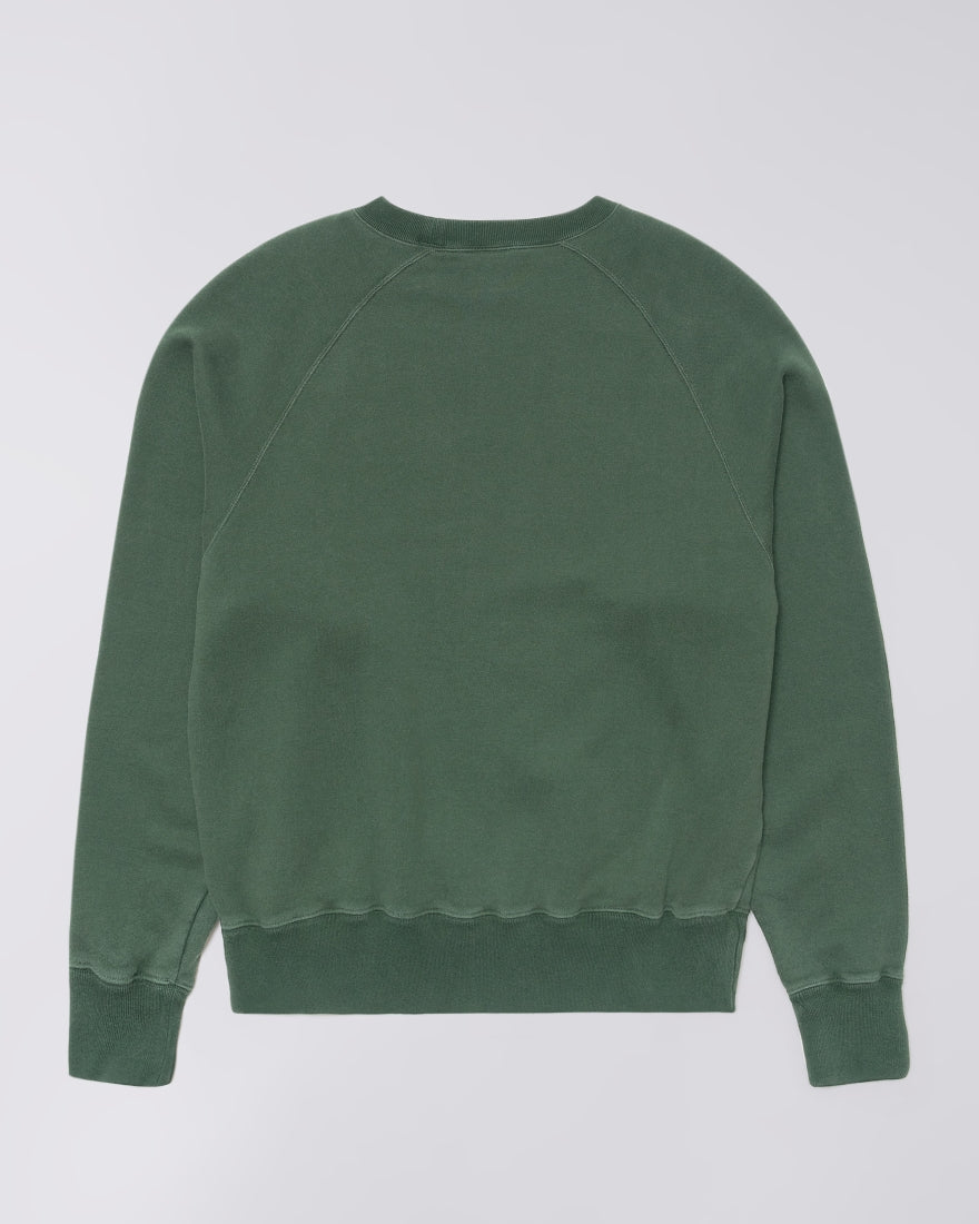 Raglan-Sleeve Crew - Green