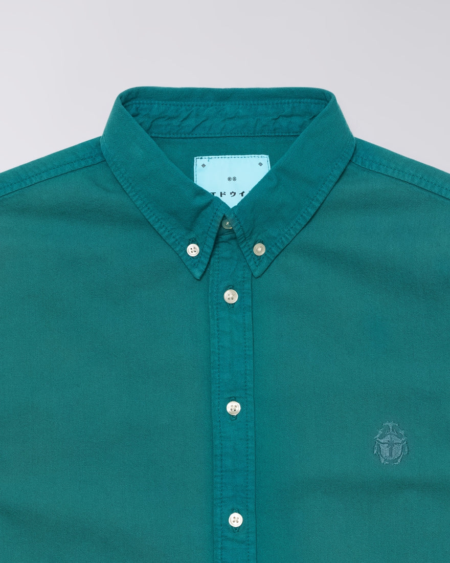 Arlo Shirt LS - Blue- Mediterranea Overdyed