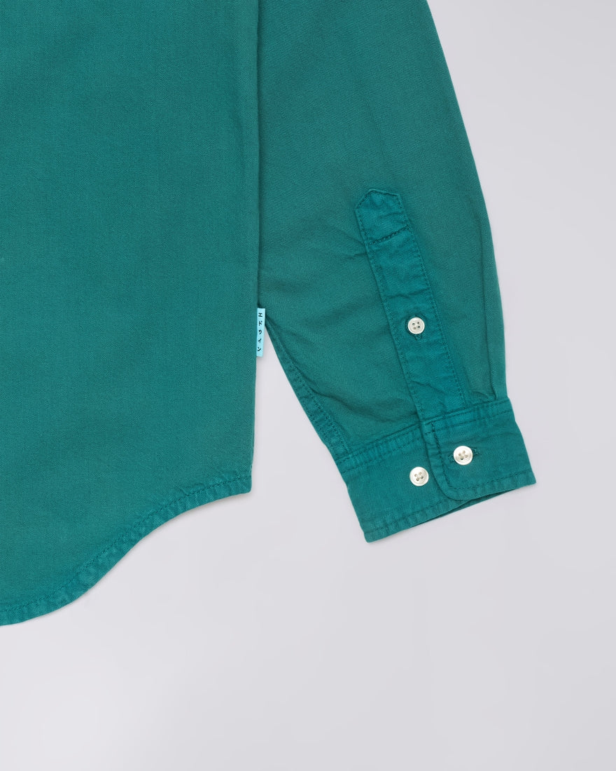 Arlo Shirt LS - Blue- Mediterranea Overdyed