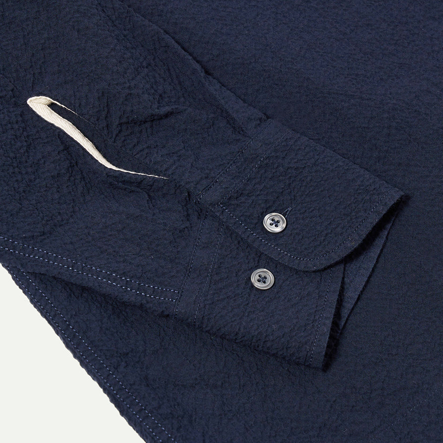 Universal Seersucker Lucky Shirt - Navy