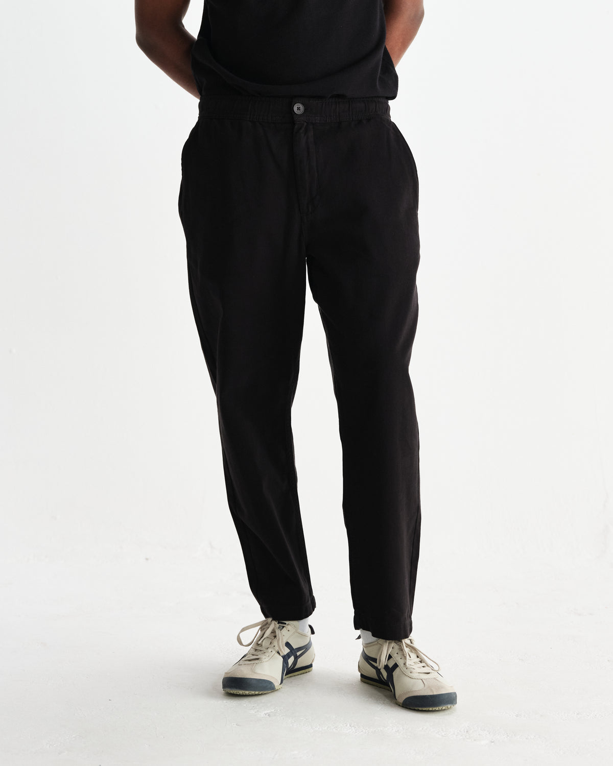 Wax Kurt Trouser Organic Cotton Twill - Black