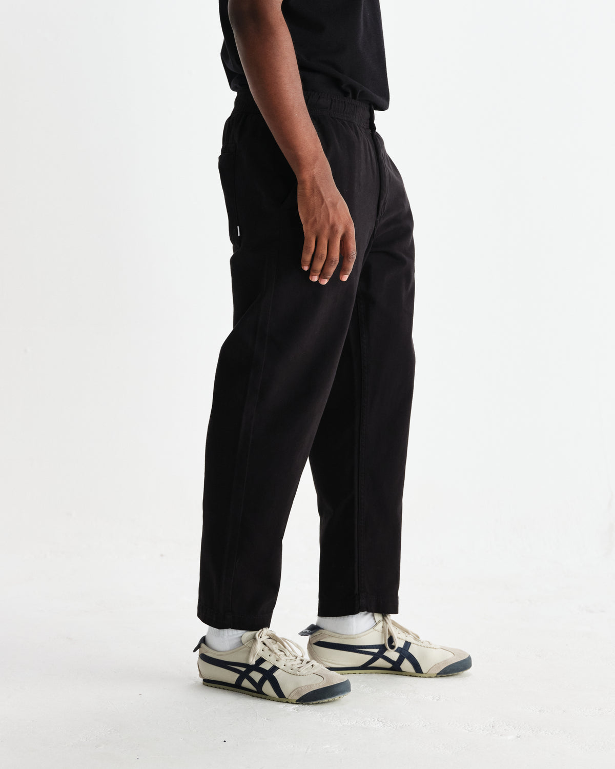 Wax Kurt Trouser Organic Cotton Twill - Black