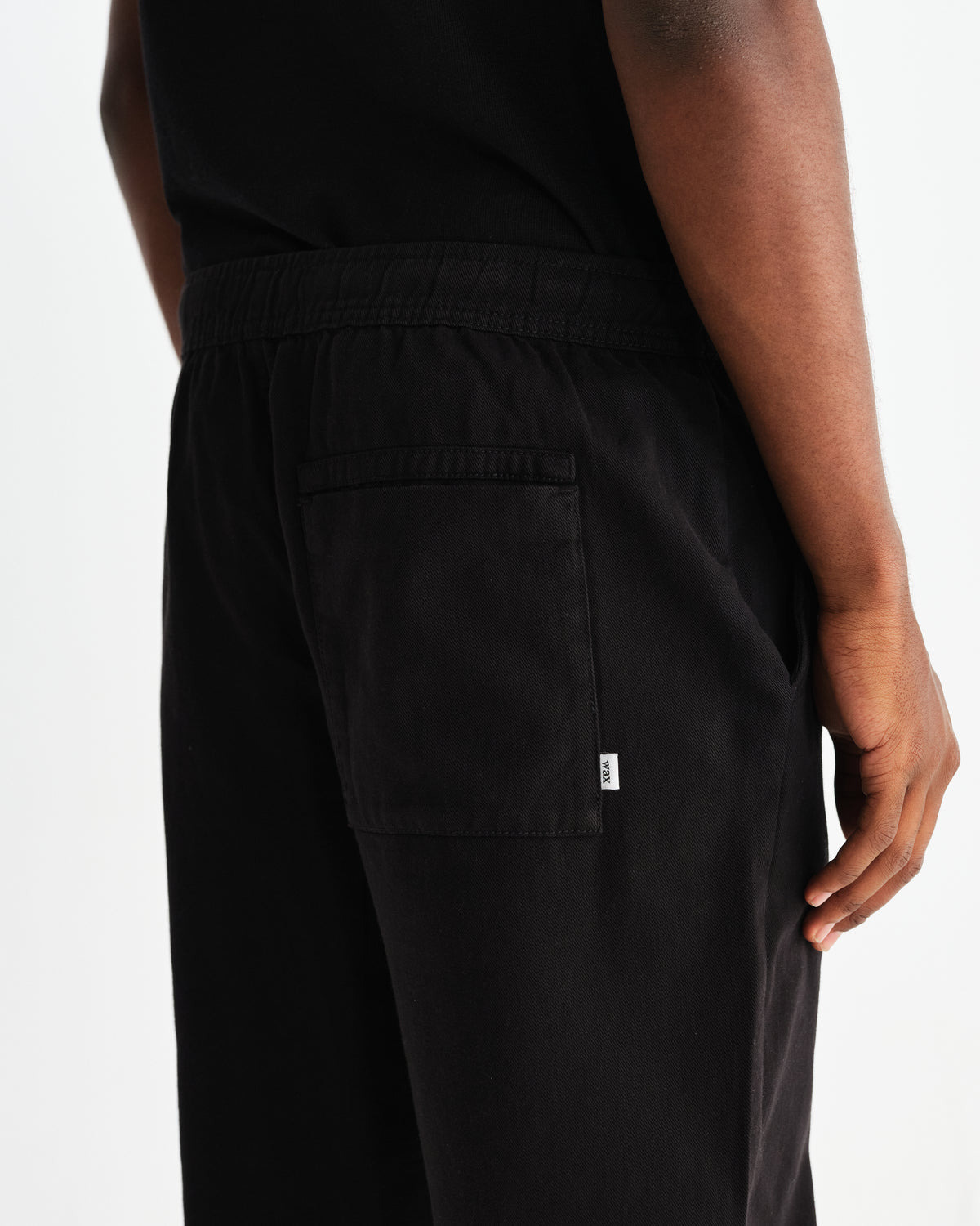 Wax Kurt Trouser Organic Cotton Twill - Black