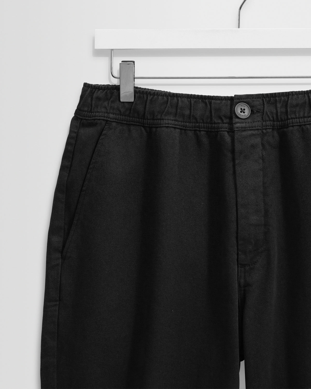 Wax Kurt Trouser Organic Cotton Twill - Black