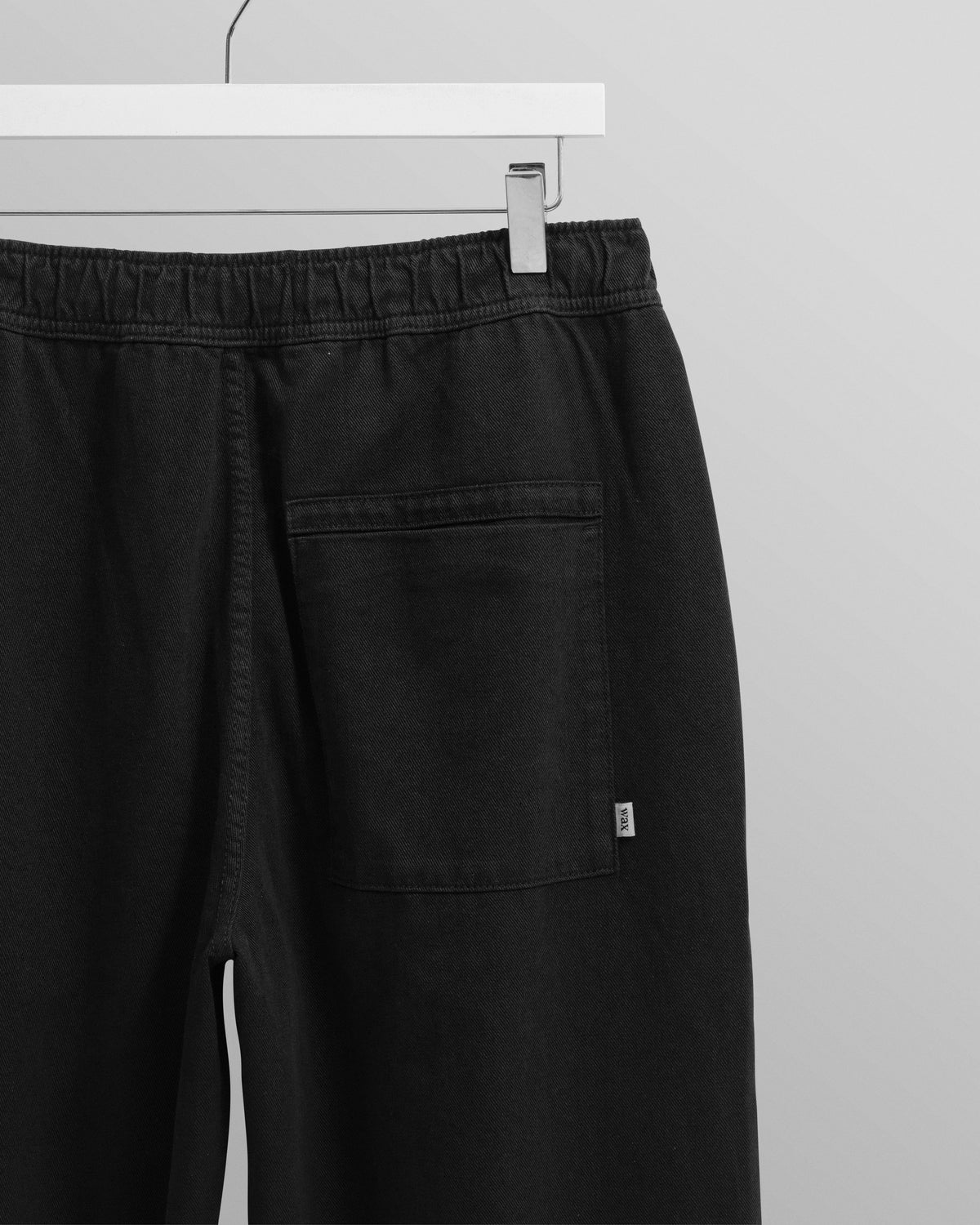 Wax Kurt Trouser Organic Cotton Twill - Black