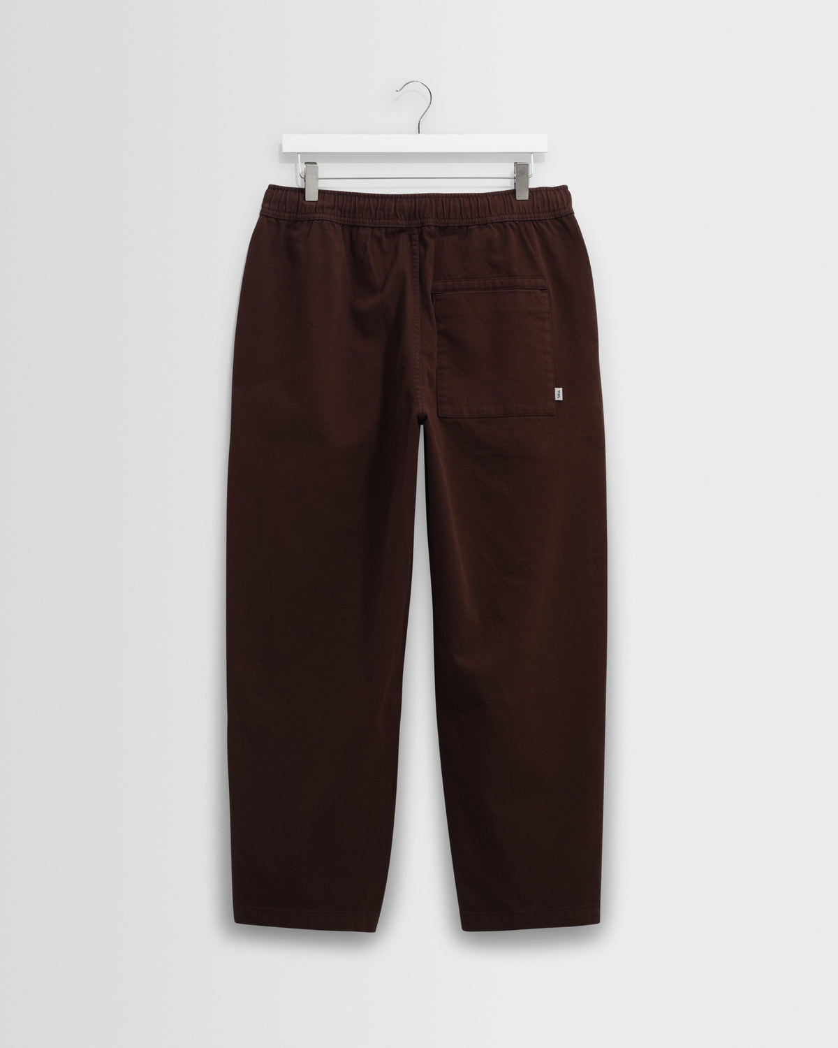 Wax Kurt Trouser Organic Cotton Twill - Dark Brown