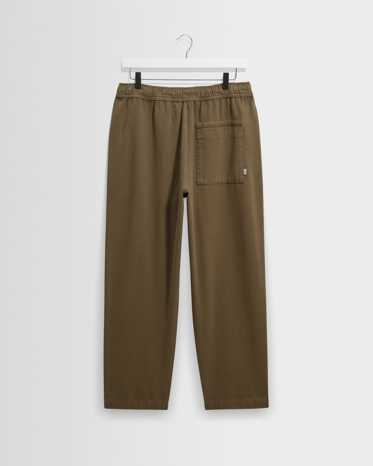 Wax Kurt Trouser Organic Cotton Twill - Dark Khaki