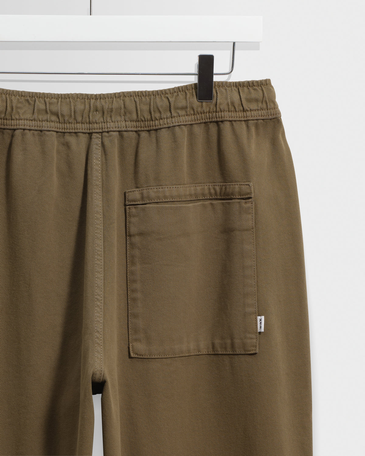 Wax Kurt Trouser Organic Cotton Twill - Dark Khaki