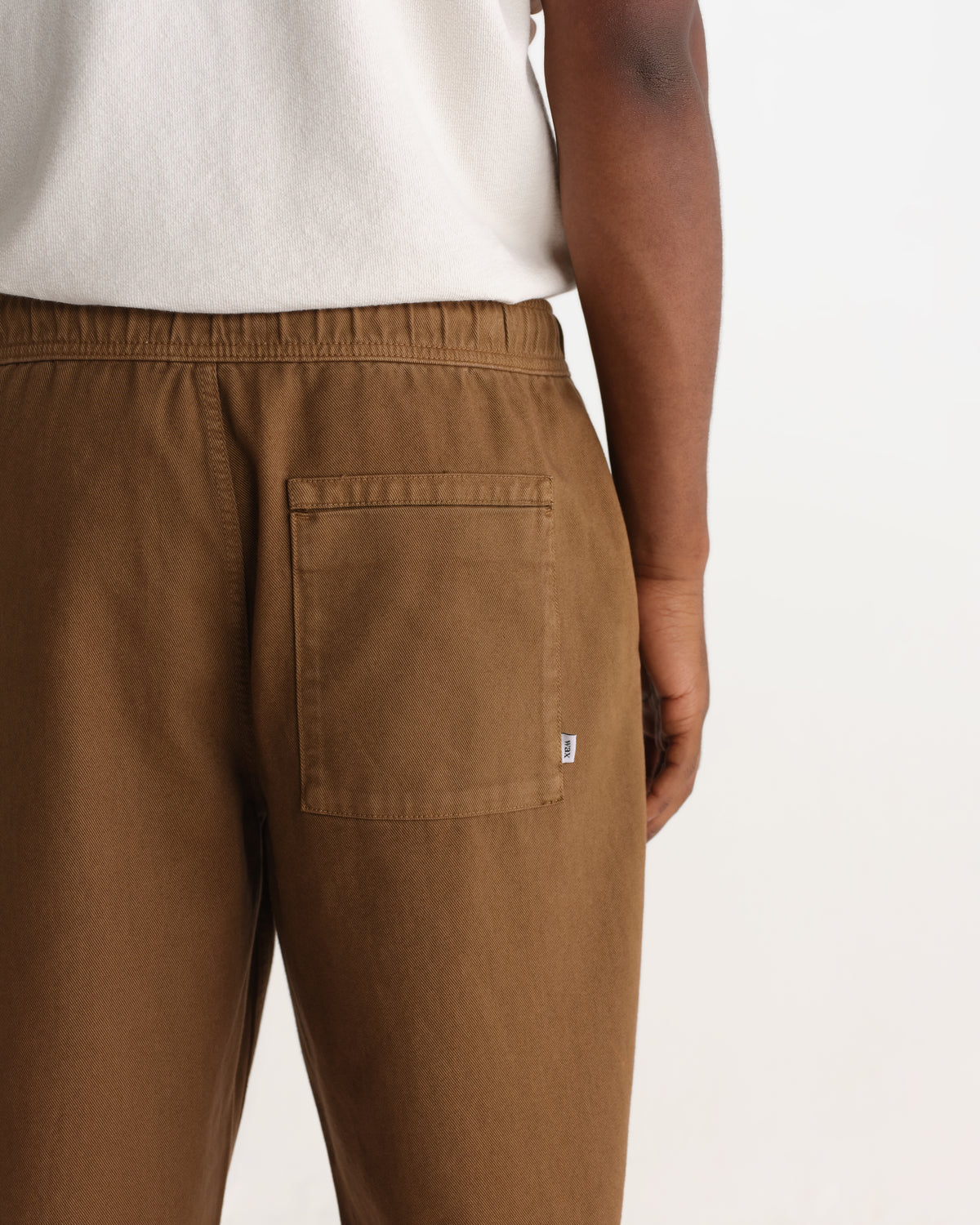 Wax Kurt Trouser Organic Cotton Twill - Dark Tan