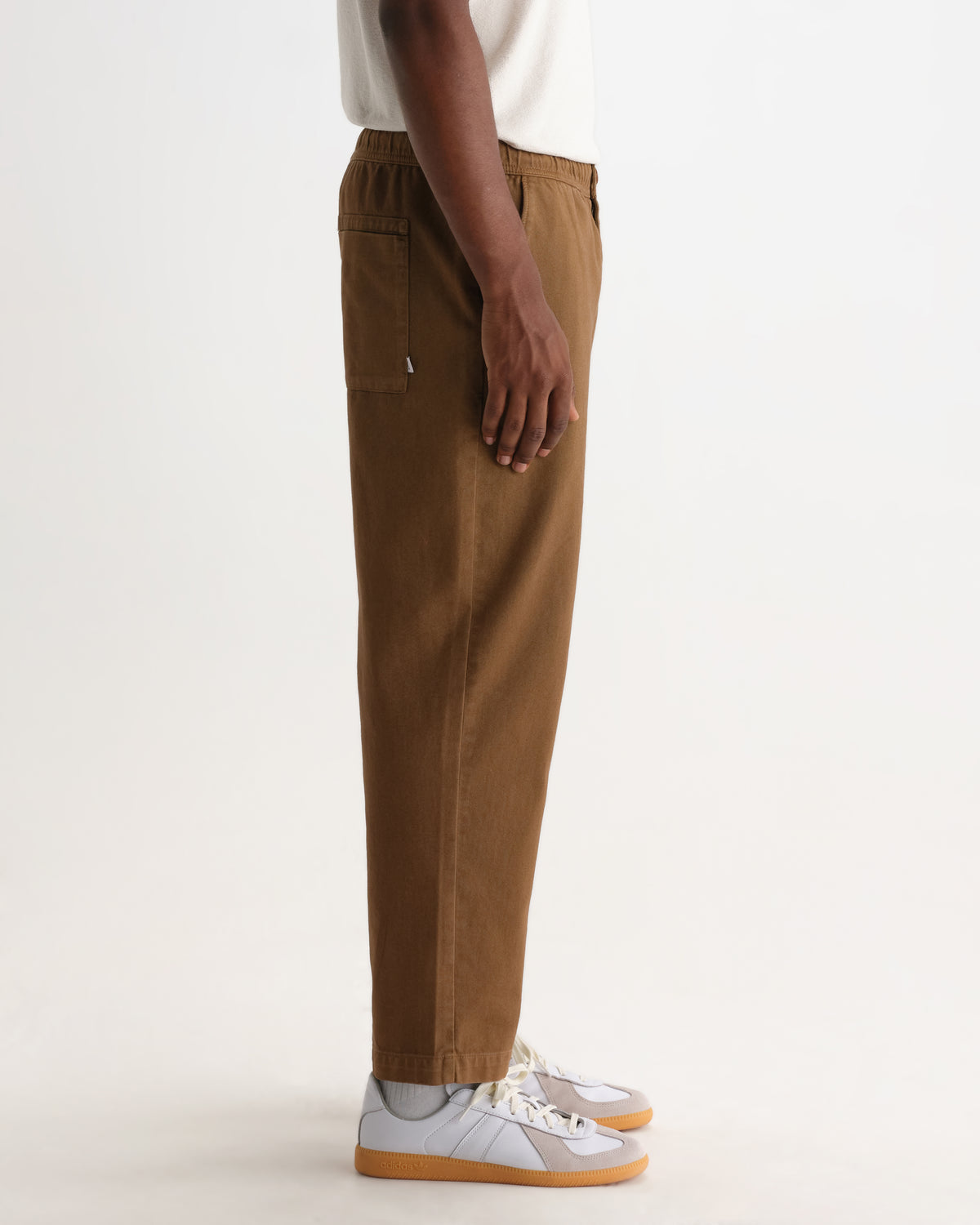Wax Kurt Trouser Organic Cotton Twill - Dark Tan