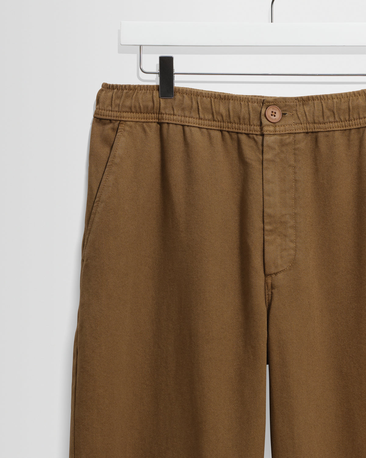 Kurt Trouser Organic Cotton Twill - Dark Tan