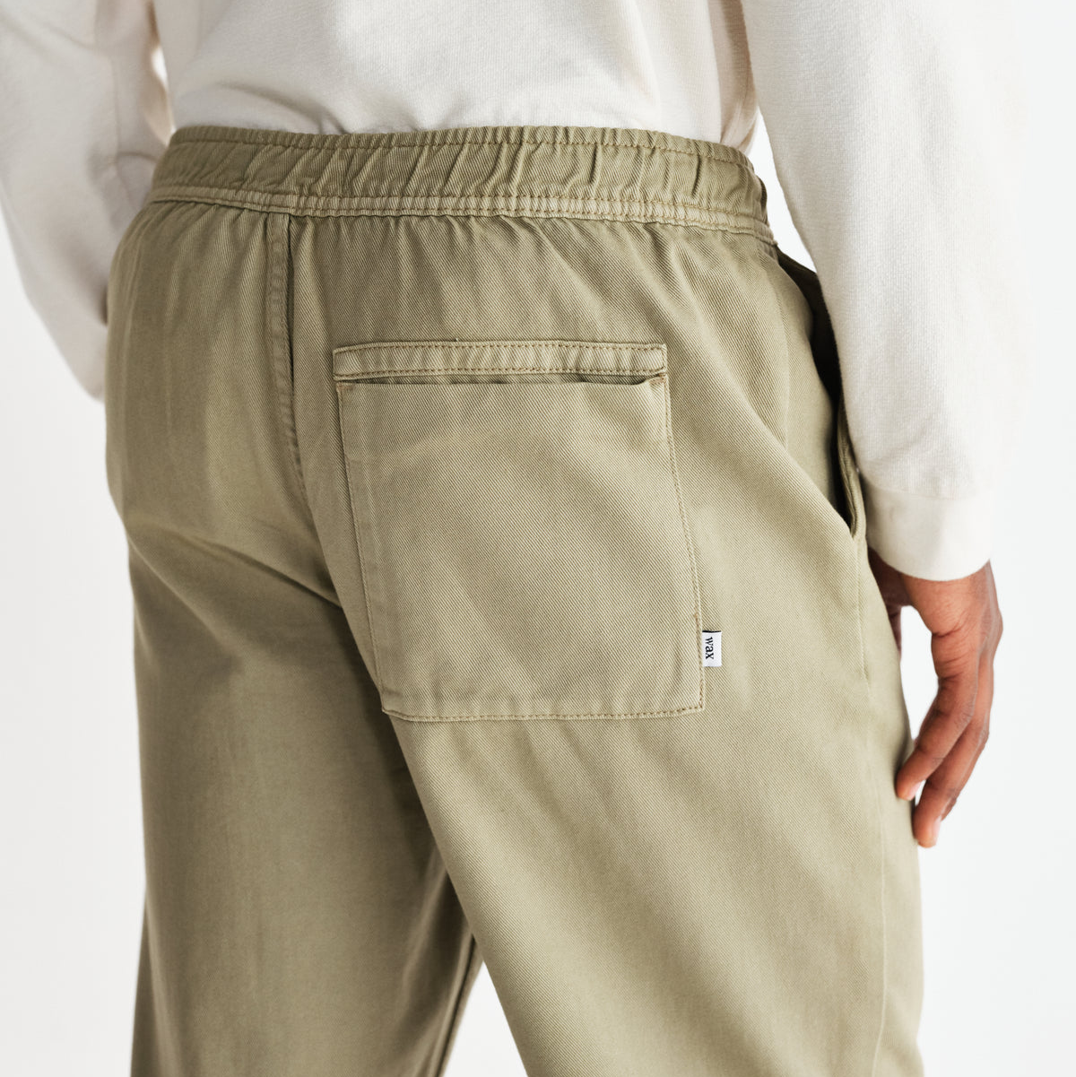 - Kurt Organic Cotton Trousers - Light Khaki
