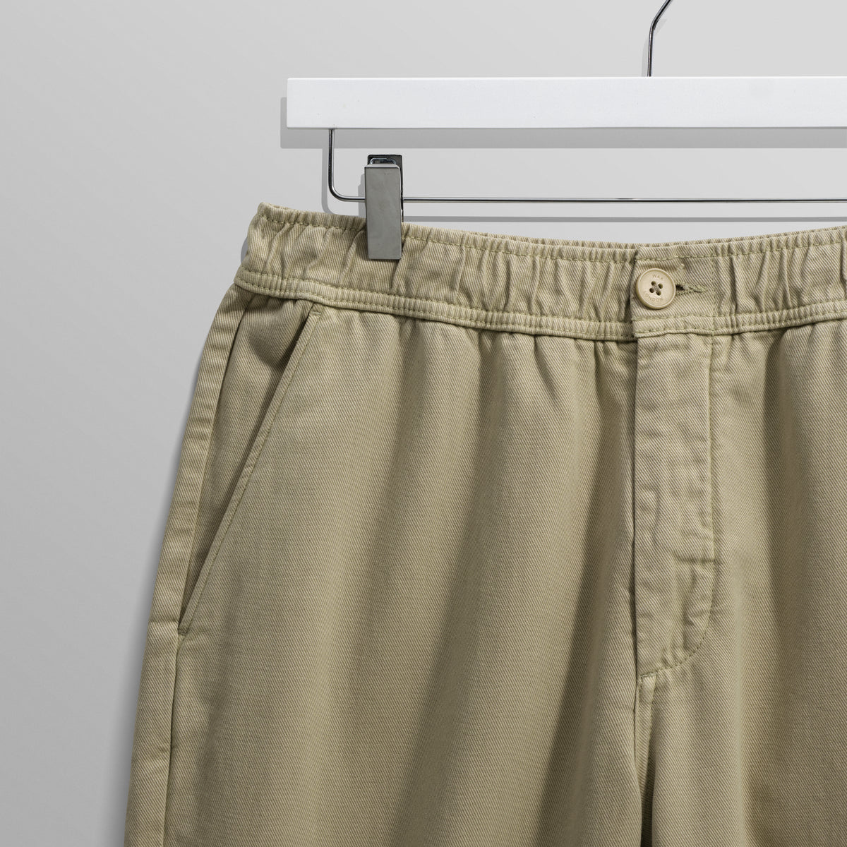 - Kurt Organic Cotton Trousers - Light Khaki