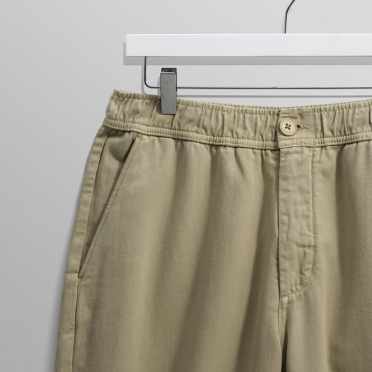 - Kurt Organic Cotton Trousers - Light Khaki