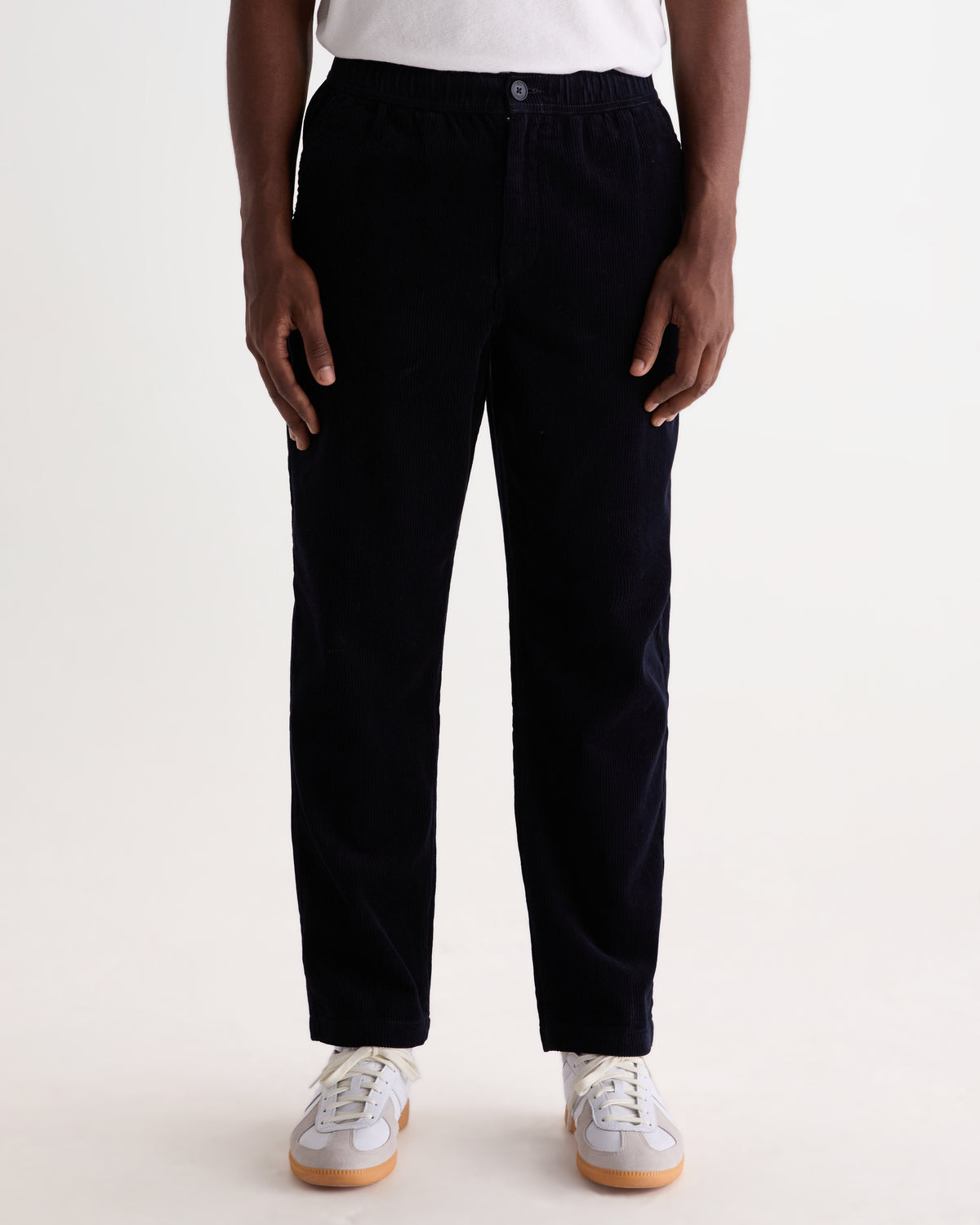 Kurt Cotton Corduroy Trouser - Navy