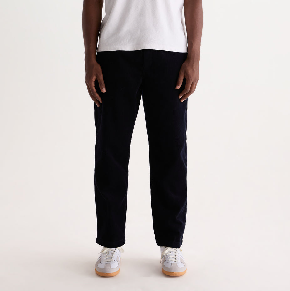 Kurt Cotton Corduroy Trouser - Navy