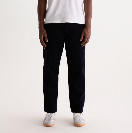 Kurt Cotton Corduroy Trouser - Navy
