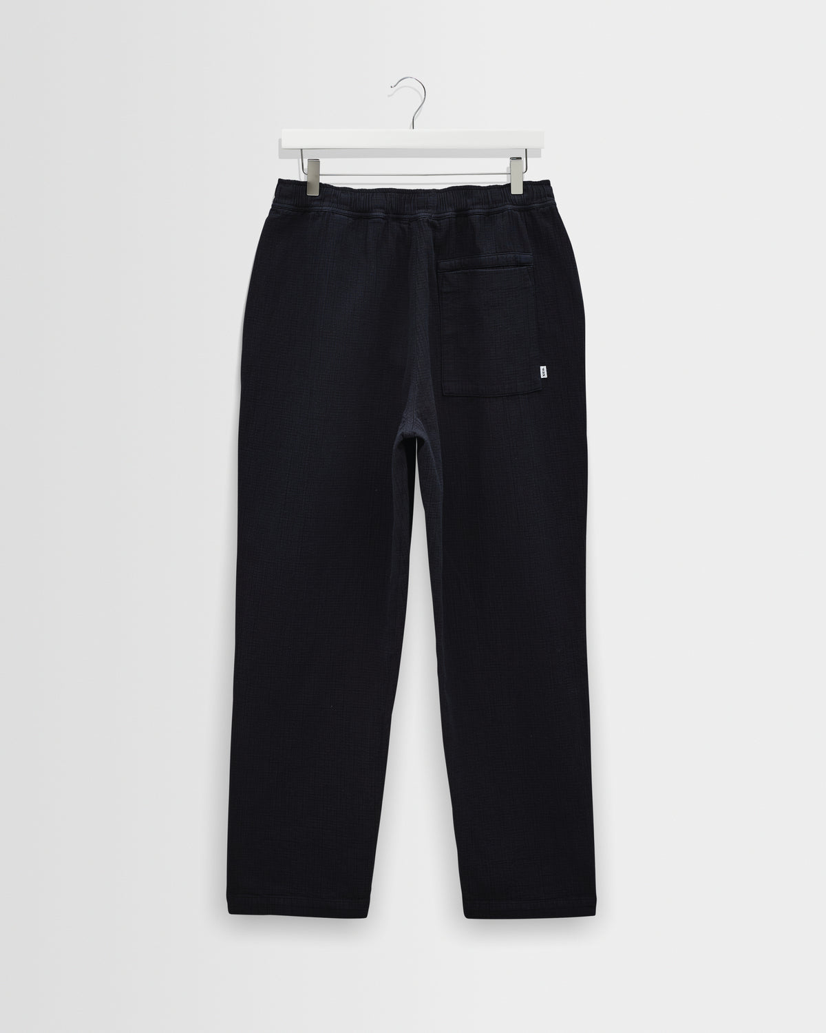 Wax Kurt Trouser Cotton Linen Crinkle - Navy
