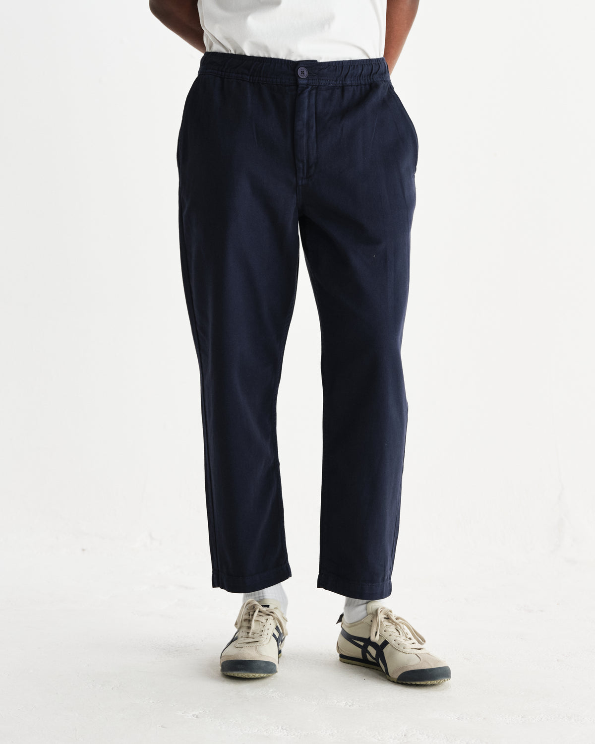 Kurt Trouser Organic Cotton Twill - Navy