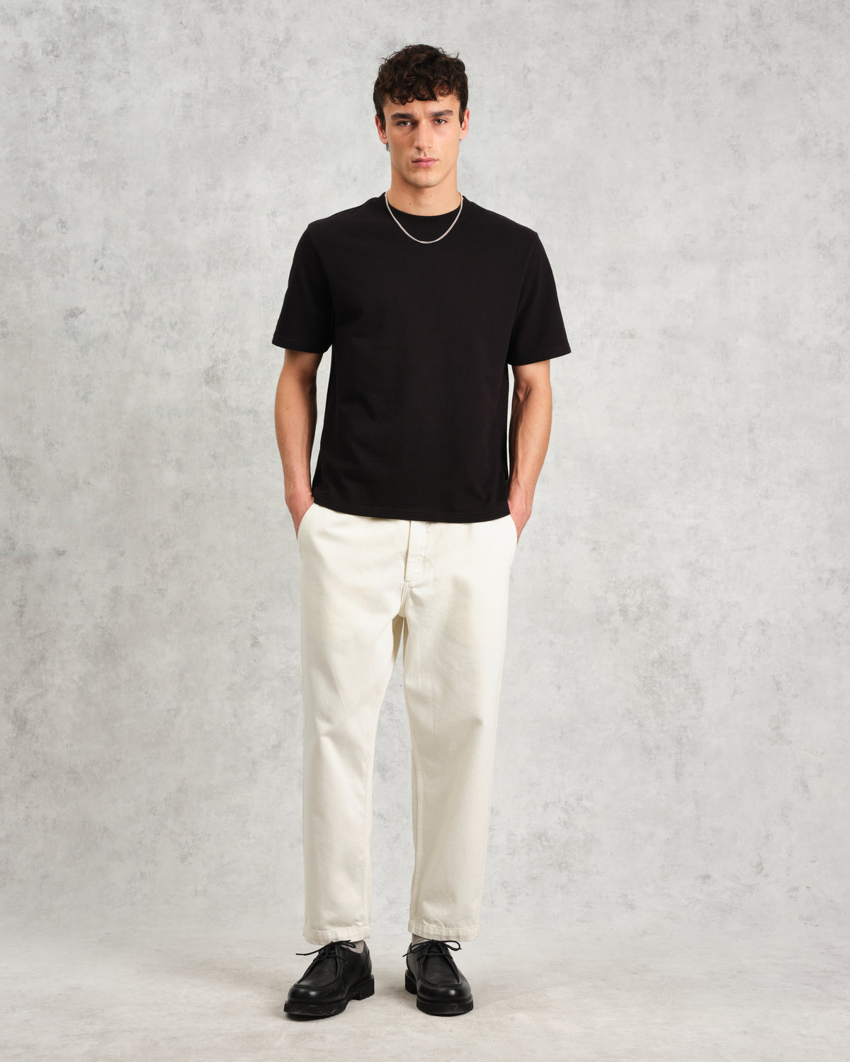 Kurt Trouser Organic Cotton Twill - Off White